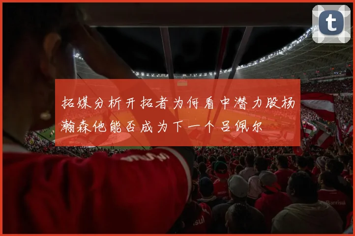 拓媒分析开拓者为何看中潜力股杨瀚森他能否成为下一个吕佩尔