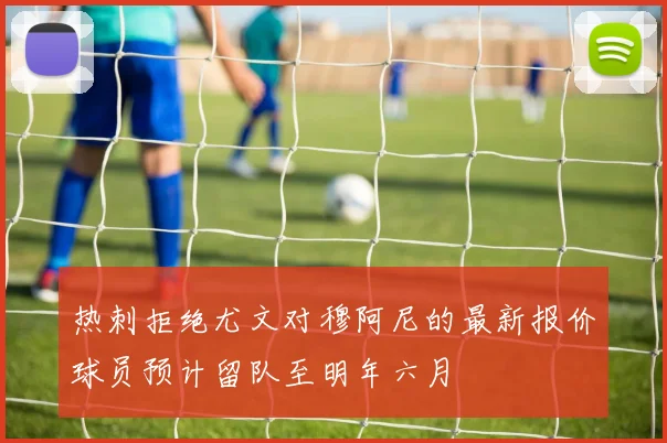 热刺拒绝尤文对穆阿尼的最新报价球员预计留队至明年六月