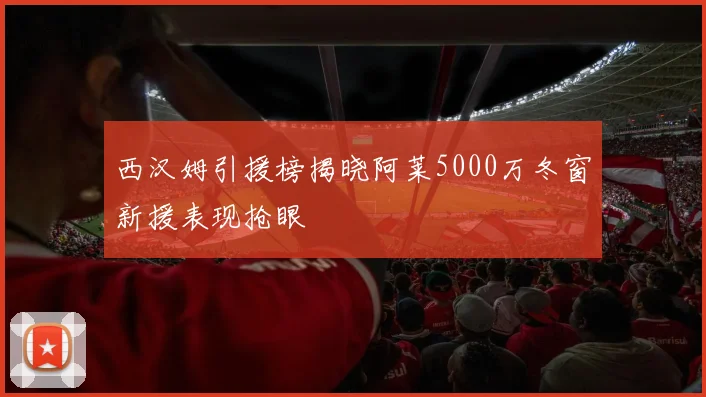 西汉姆引援榜揭晓阿莱5000万冬窗新援表现抢眼